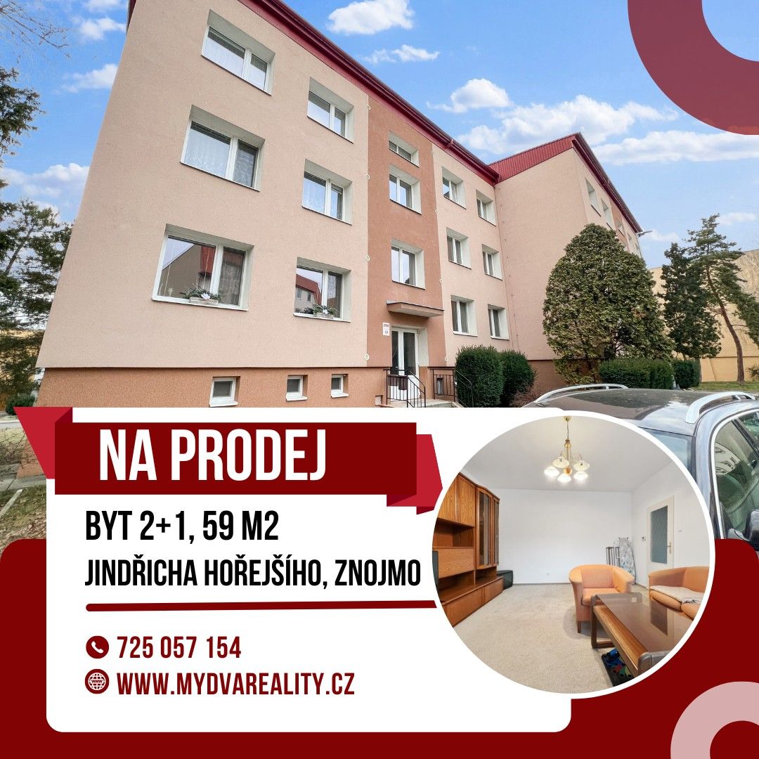 Prodej byt 2+1 - Znojmo, 669 02, 59 m²