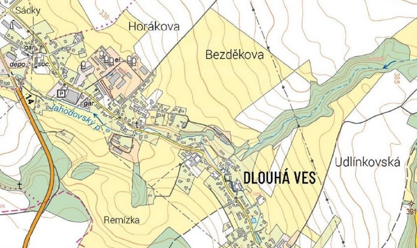 Prodej pozemek - Dlouhá Ves, Rychnov nad Kněžnou, 299 m²