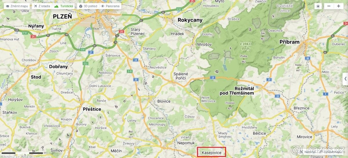 Prodej pozemek - Kasejovice, 335 44, 2 877 m²