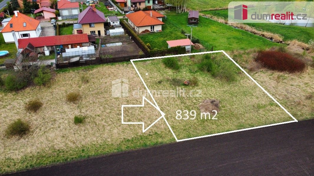 Prodej pozemek pro bydlení - K Potoku, Dřísy, 839 m²