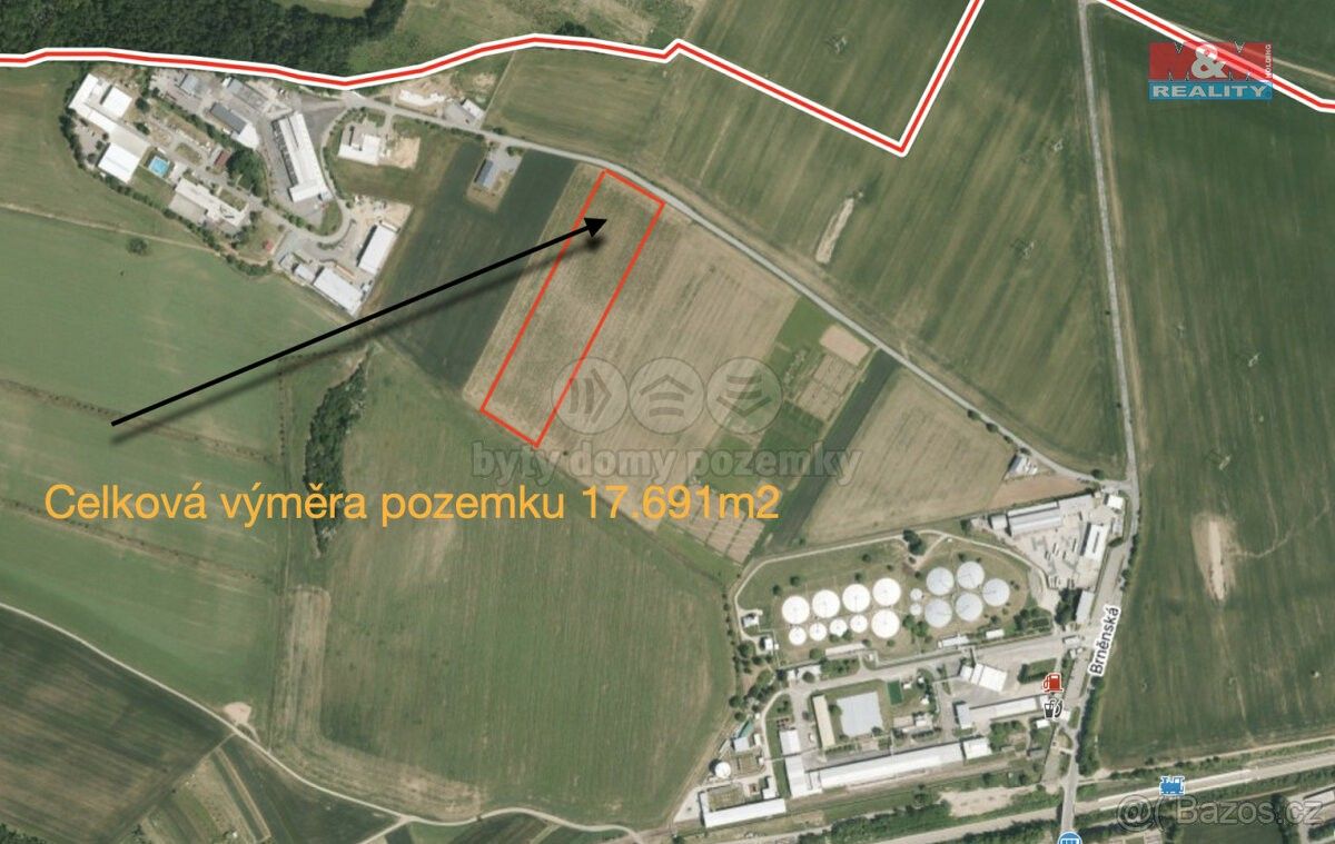 Zemědělské pozemky, Střelice u Brna, 664 47, 17 691 m²