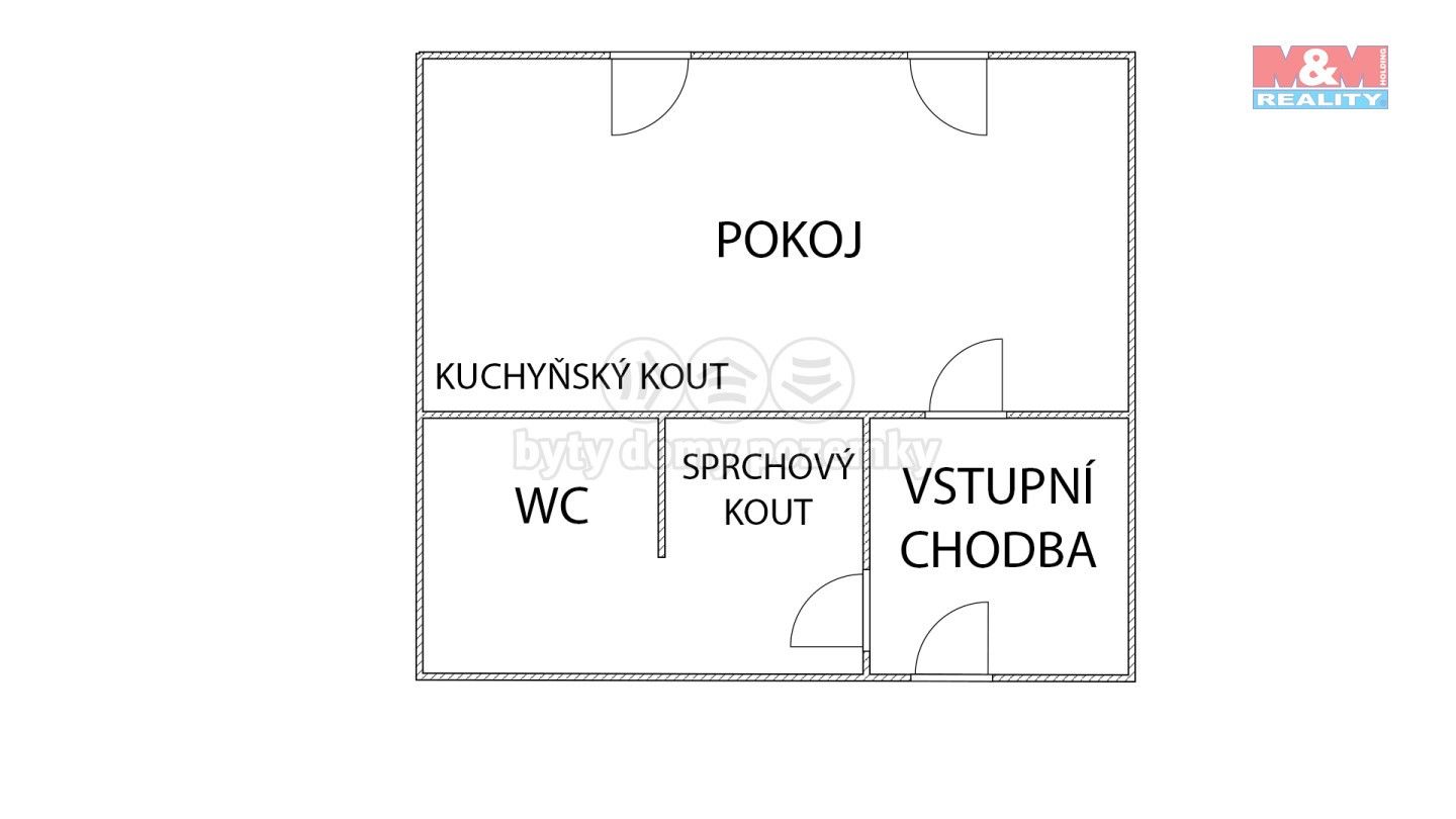 Prodej byt 1+kk - Cejl, Brno, 21 m²