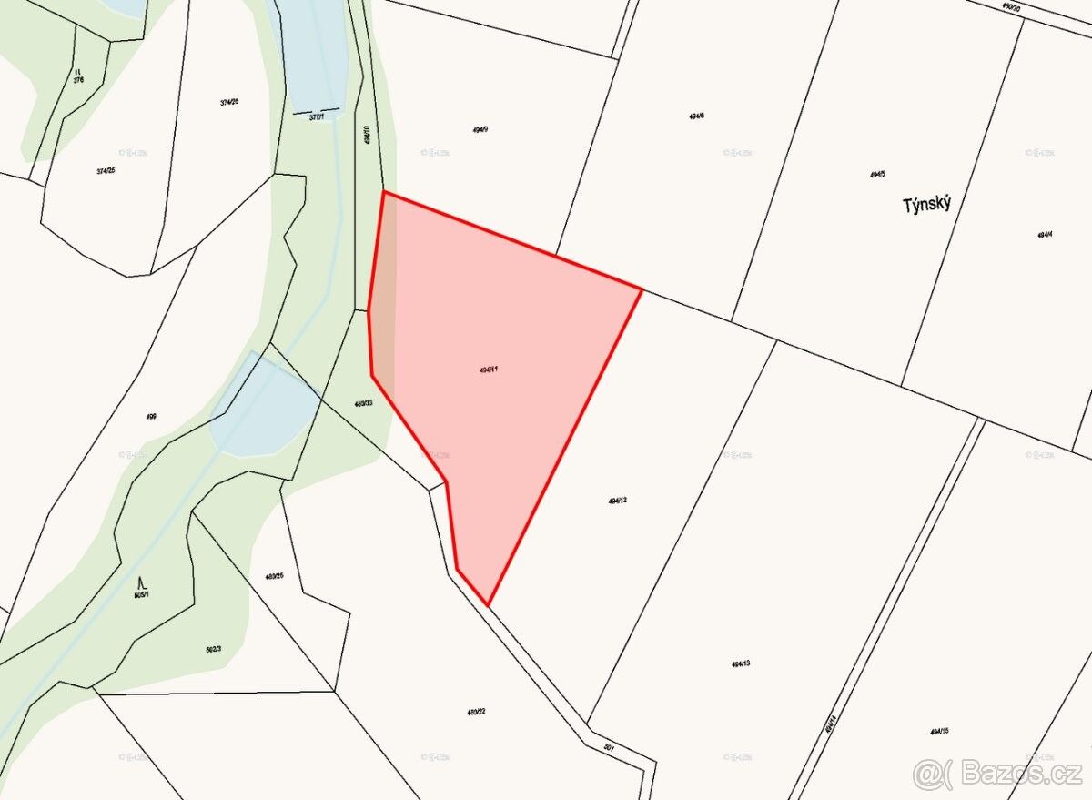 Prodej pozemek - Prosetín u Hlinska, 539 76, 6 342 m²