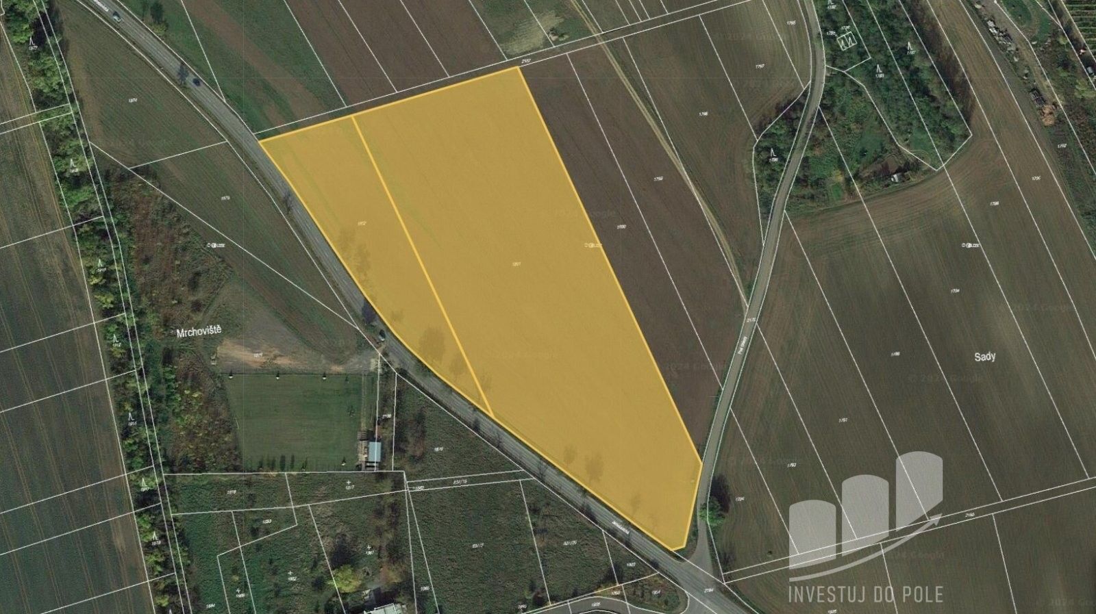 Prodej zemědělský pozemek - Oblekovice, Znojmo, 1 706 m²