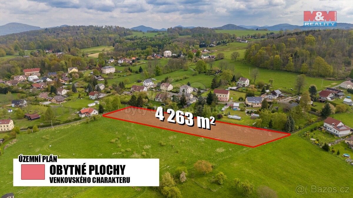 Prodej pozemek - Nový Oldřichov, 471 13, 4 263 m²