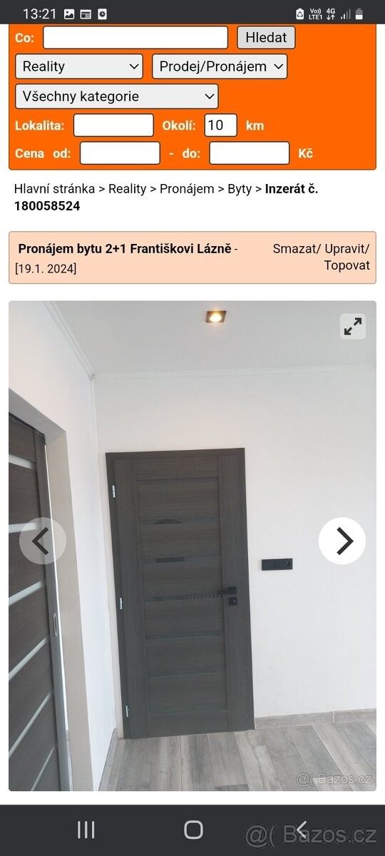Pronájem byt 2+1 - Františkovy Lázně, 351 01