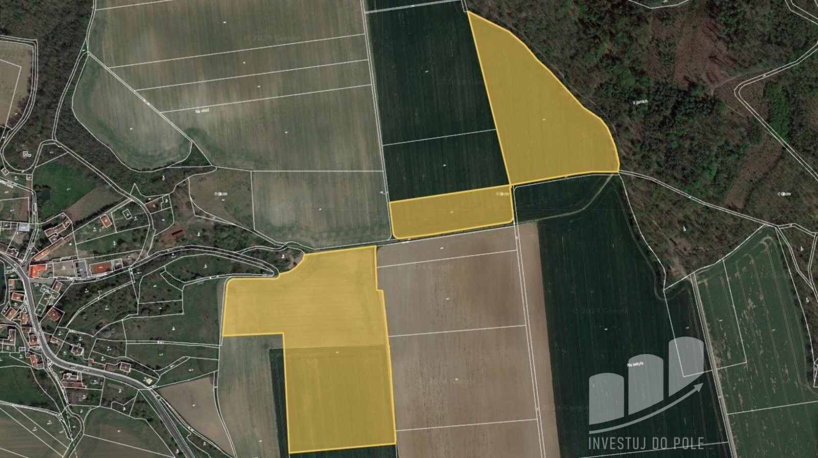 Zemědělské pozemky, Libochovičky, 51 358 m²