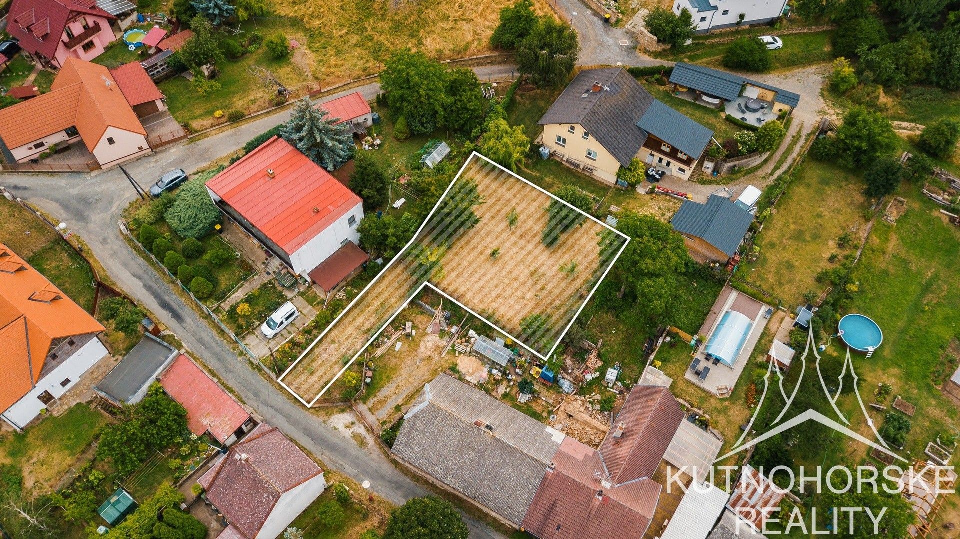 Prodej pozemek pro bydlení - Kaňk, Kutná Hora, 457 m²