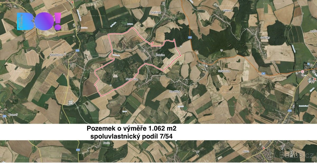 Zemědělské pozemky, Želetice u Kyjova, 696 37, 1 062 m²