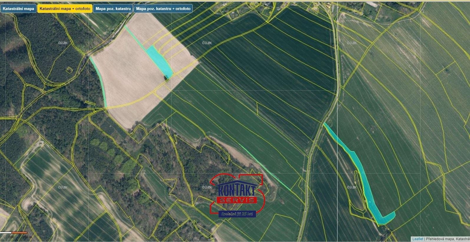 Prodej zemědělský pozemek - Úštěk, 50 865 m²