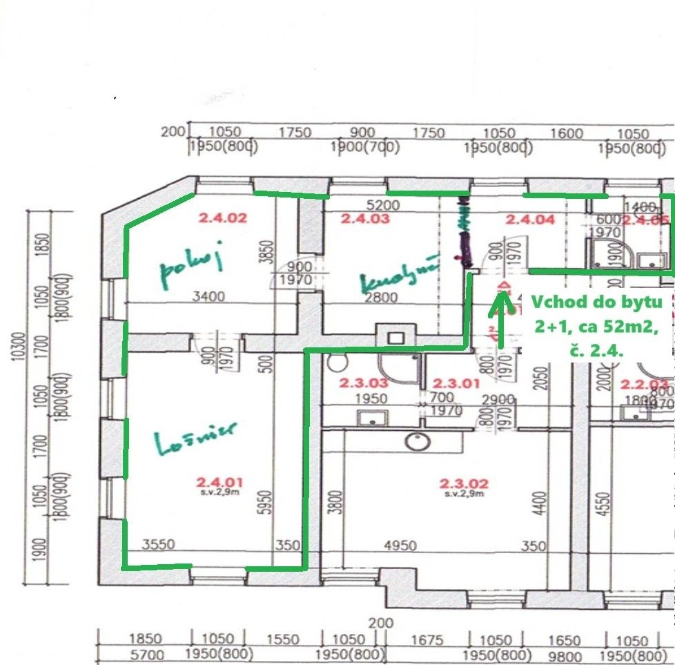 Pronájem byt 2+1 - Liberec, 460 01, 52 m²