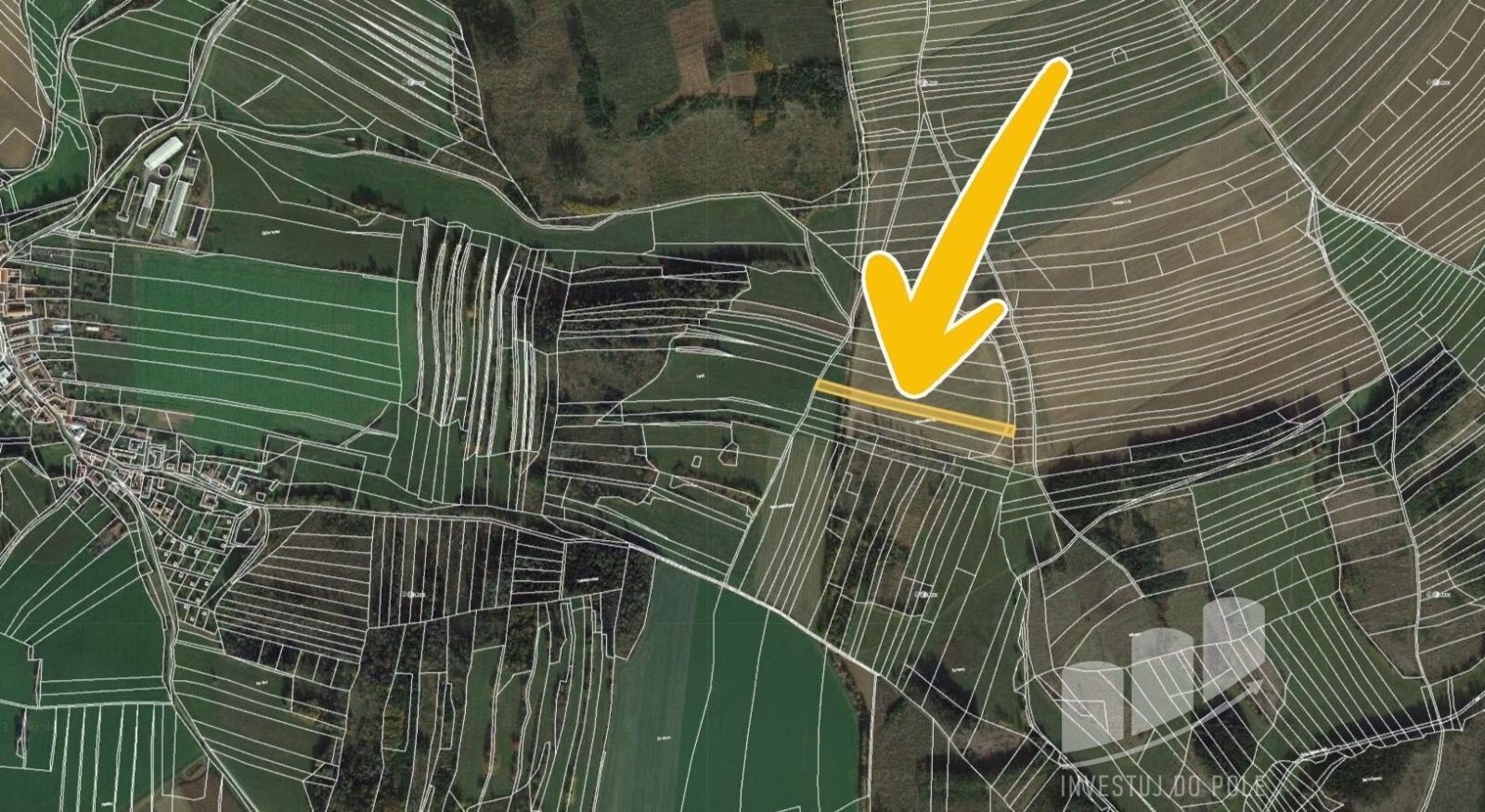 Prodej zemědělský pozemek - Urbanov, 2 197 m²