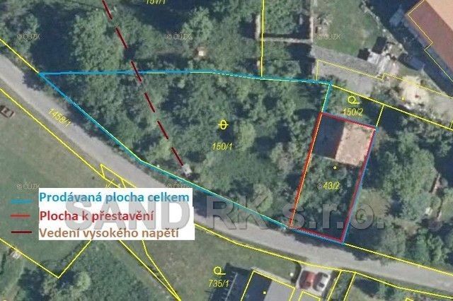 Prodej pozemek pro bydlení - Pavlovice, Jestřebí, 1 626 m²