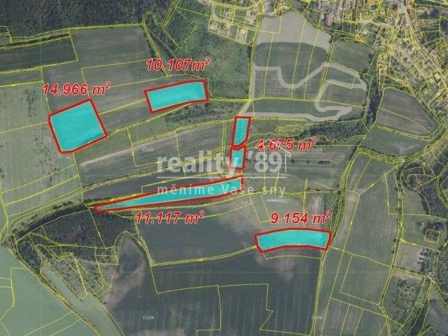 Prodej zemědělský pozemek - Zeměchy, Kralupy nad Vltavou, 71 991 m²