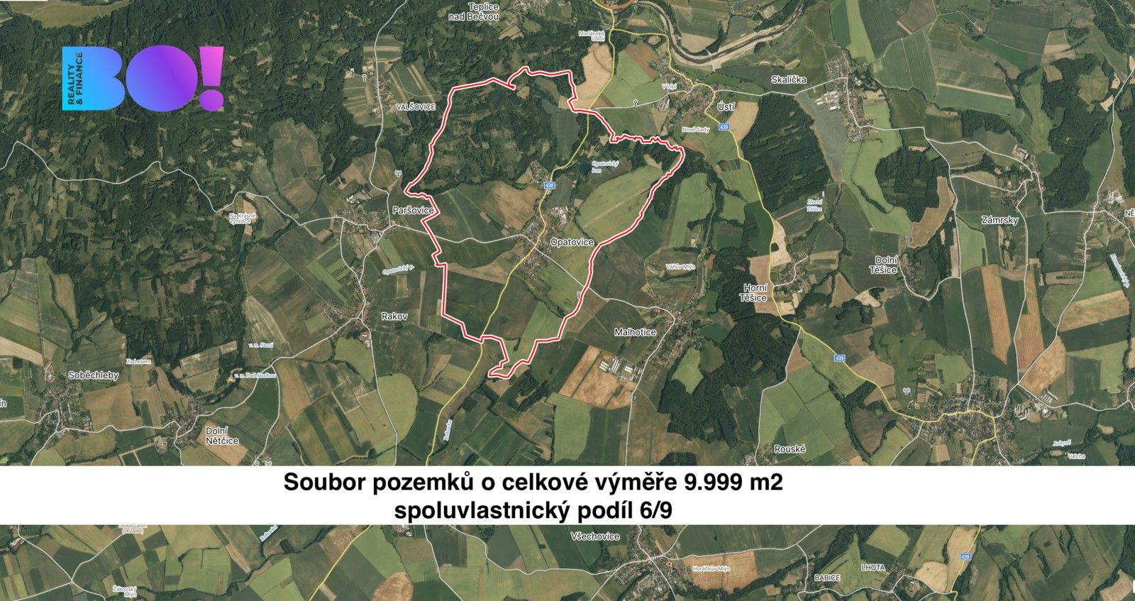 Zemědělské pozemky, Opatovice, 6 666 m²