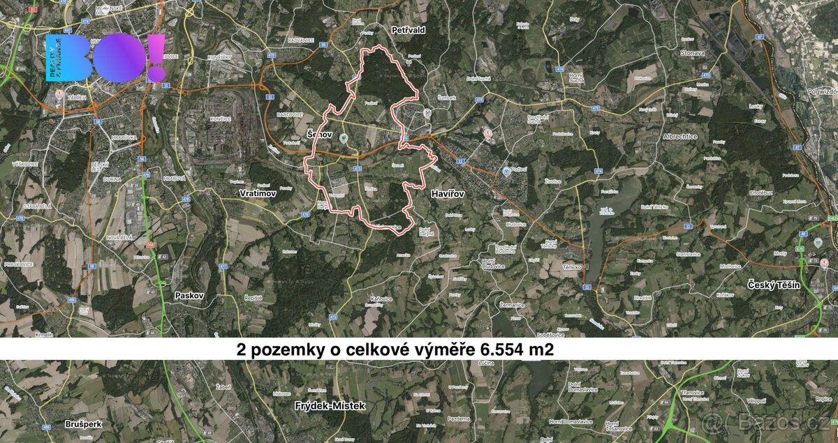 Louky, Šenov u Ostravy, 739 34, 6 554 m²