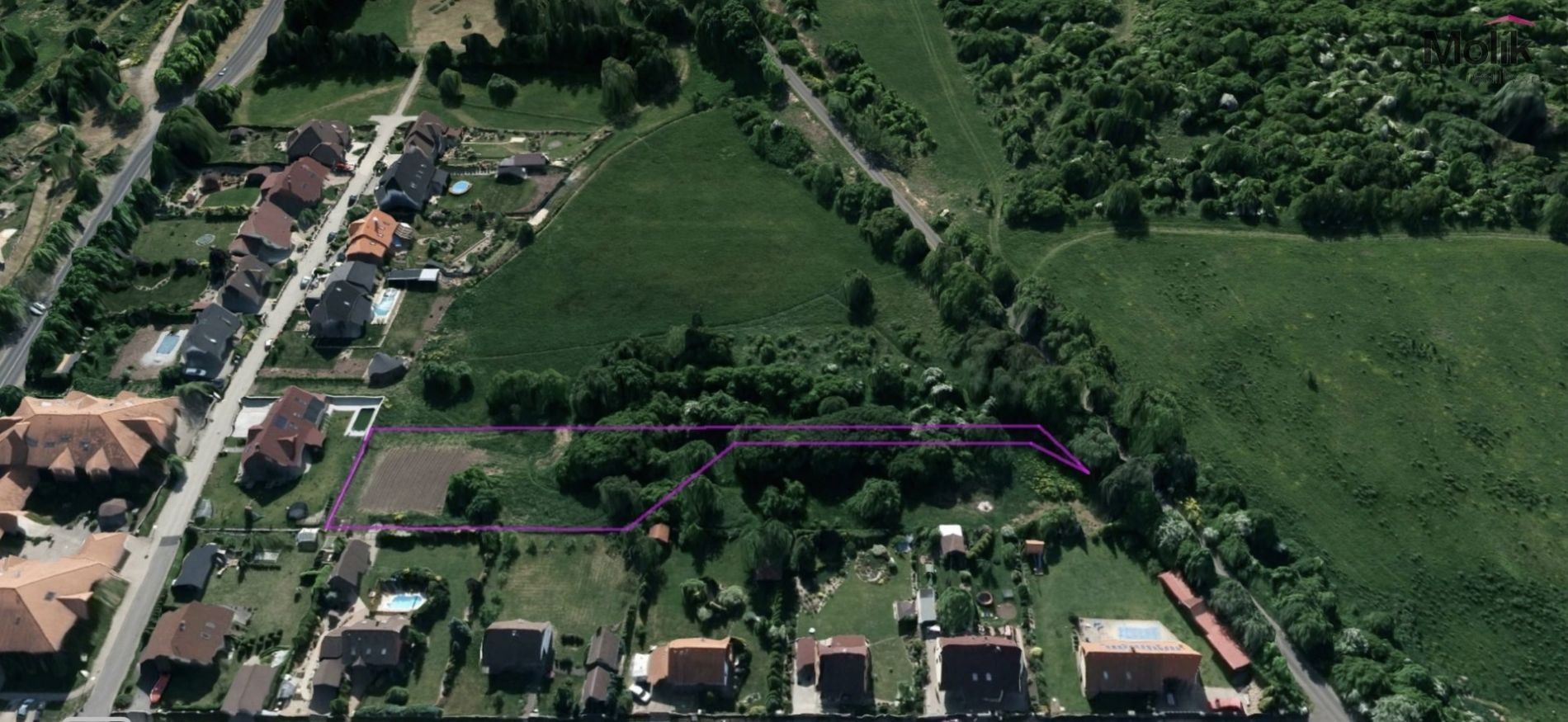 Prodej pozemek pro bydlení - Chabařovice, 2 229 m²