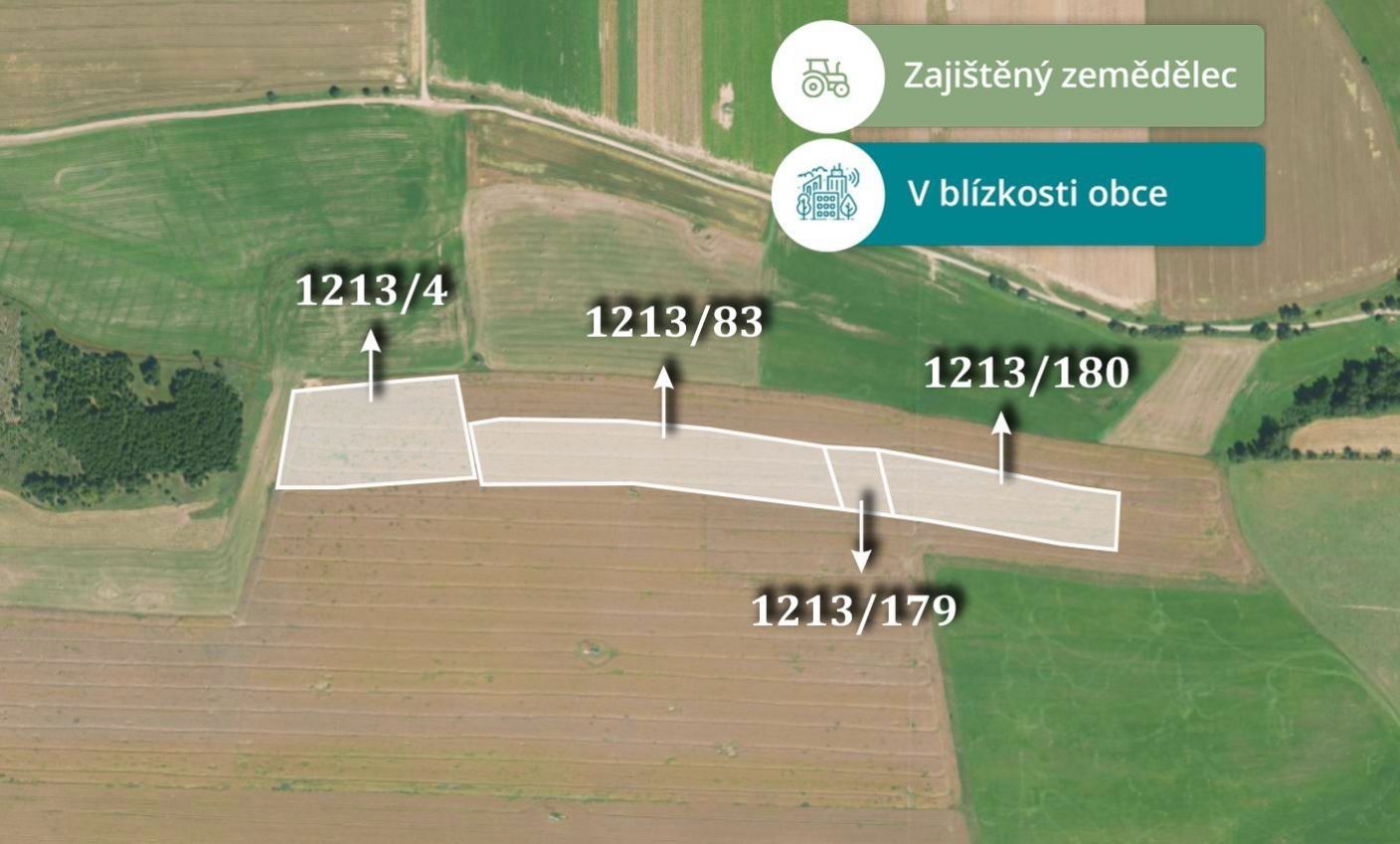 Prodej zemědělský pozemek - Stonařov, 23 756 m²