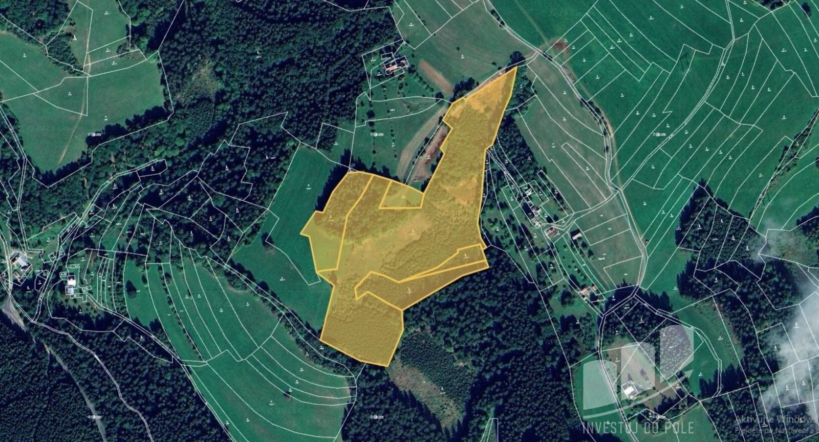Lesy, Valašská Senice, 54 930 m²