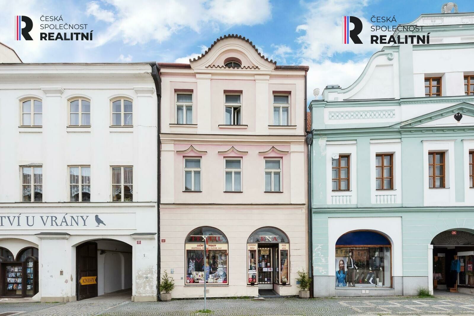 Prodej dům - Masarykovo náměstí, Pelhřimov, 1 081 m²