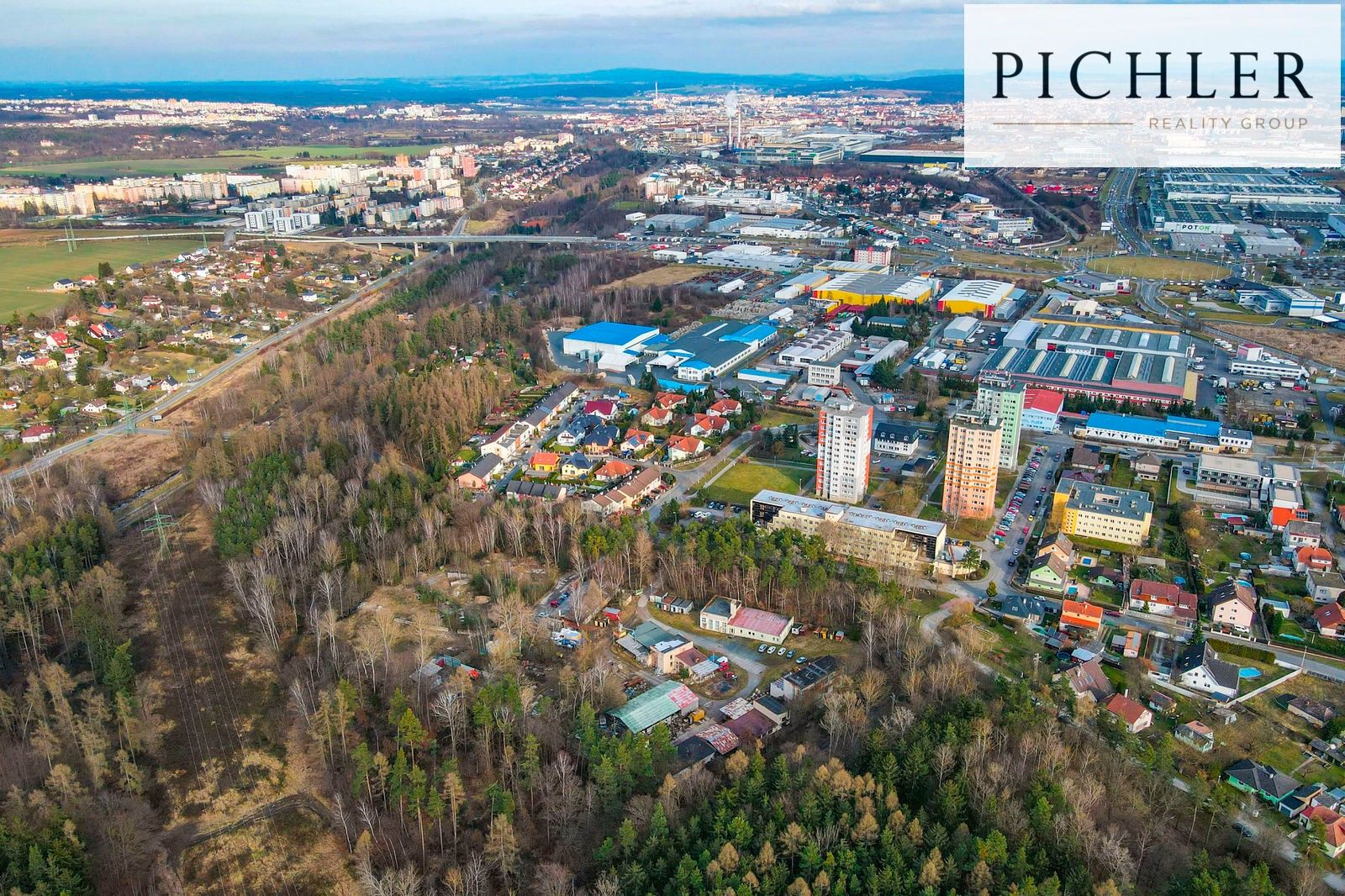 Prodej komerční pozemek - K Merfánům, Plzeň, 15 993 m²