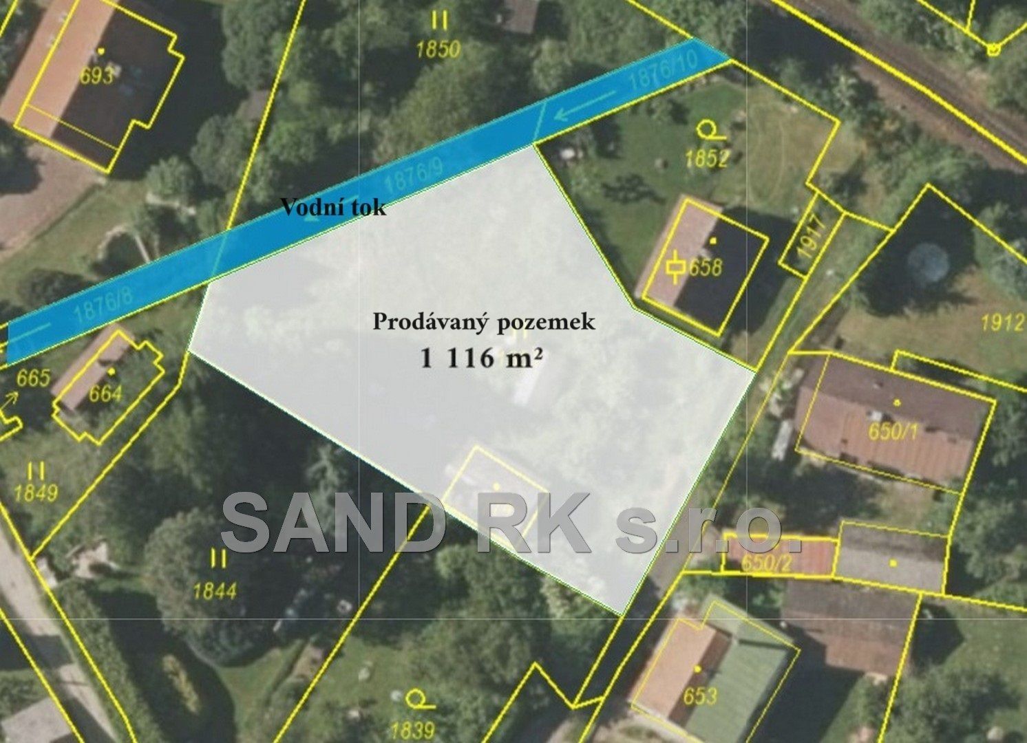 Prodej pozemek pro bydlení - Pila, Trhanov, 1 116 m²