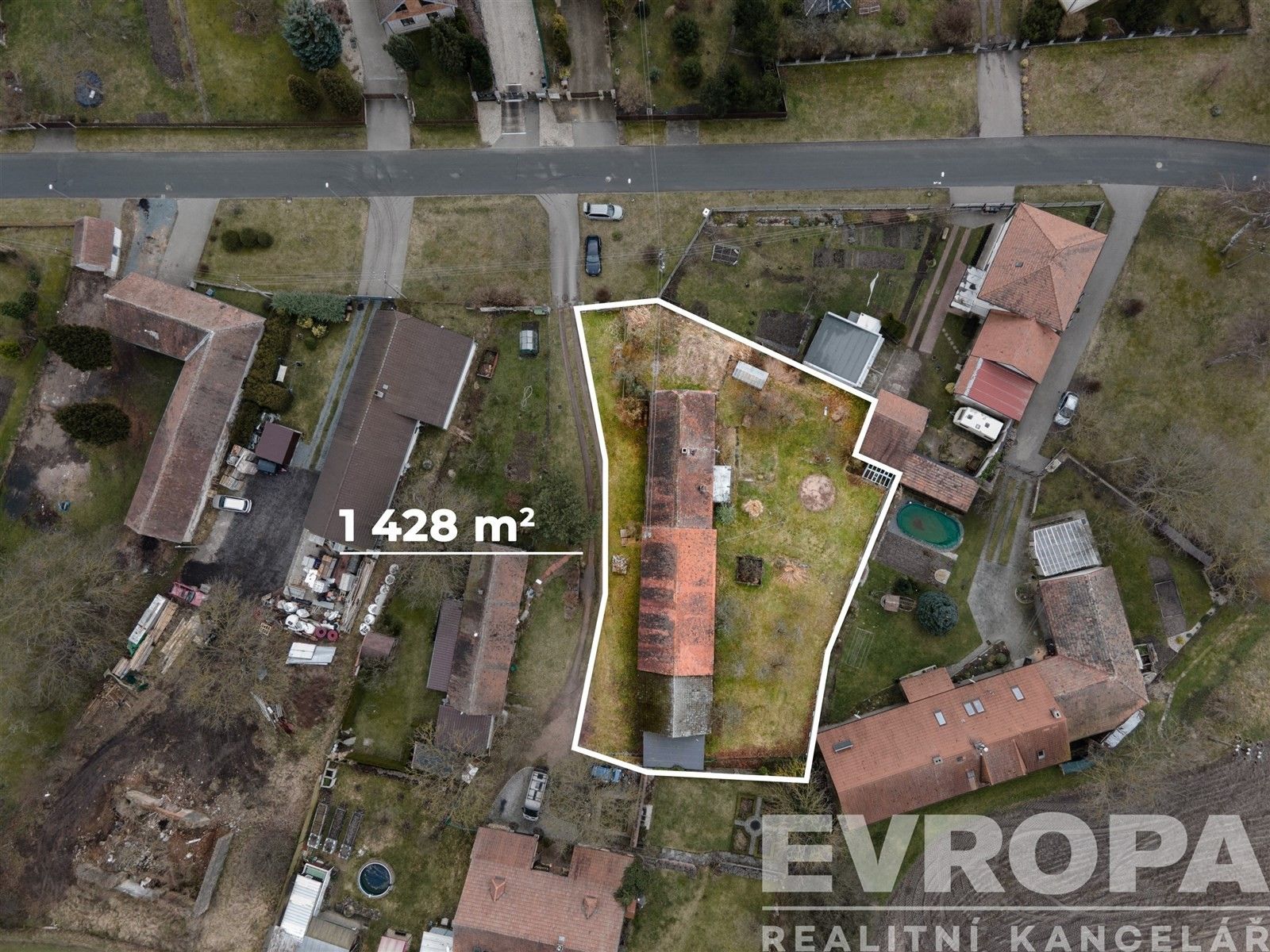 Prodej pozemek pro bydlení - Hrádek, Srch, 1 428 m²