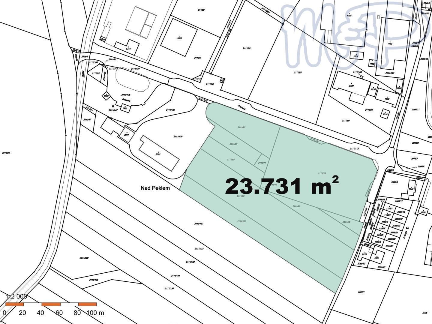 Prodej komerční pozemek - Polná, 23 731 m²