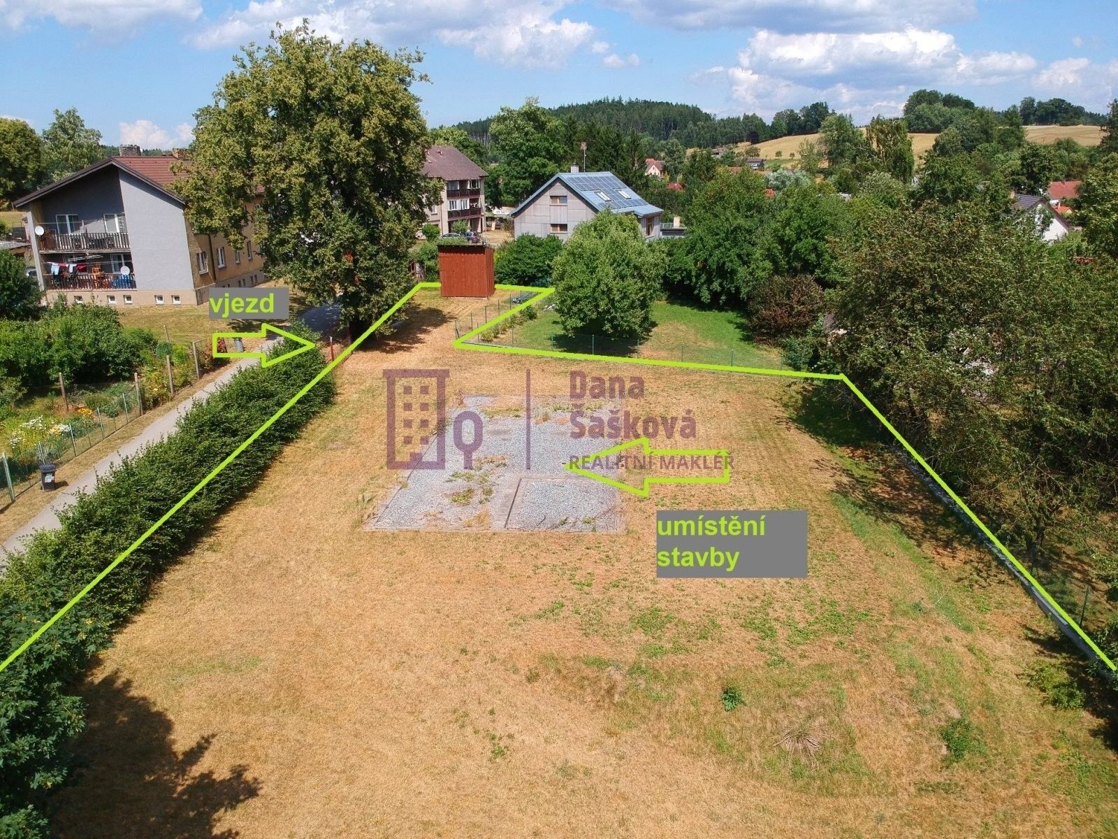 Prodej pozemek pro bydlení - Česká Olešná, Strmilov, 1 708 m²