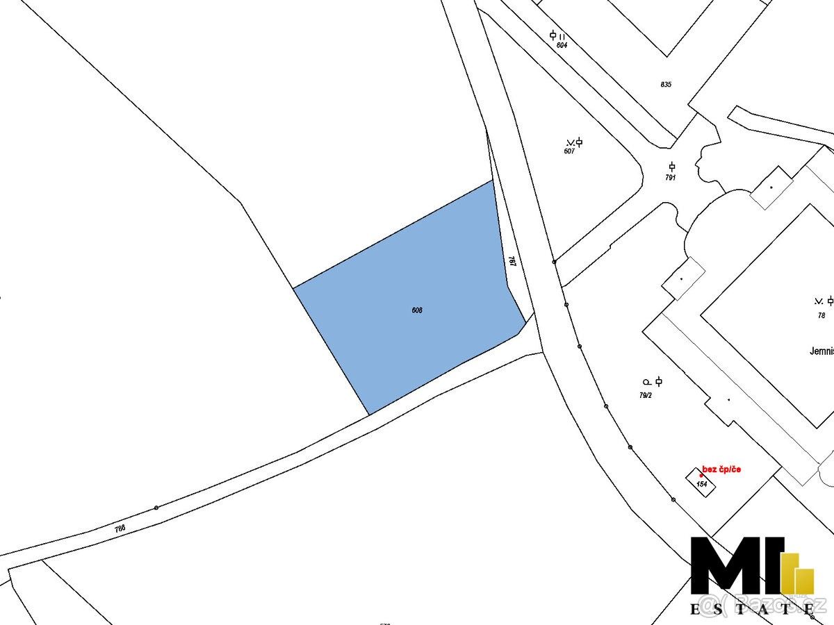 Prodej pozemek - Postupice, 257 01, 999 m²