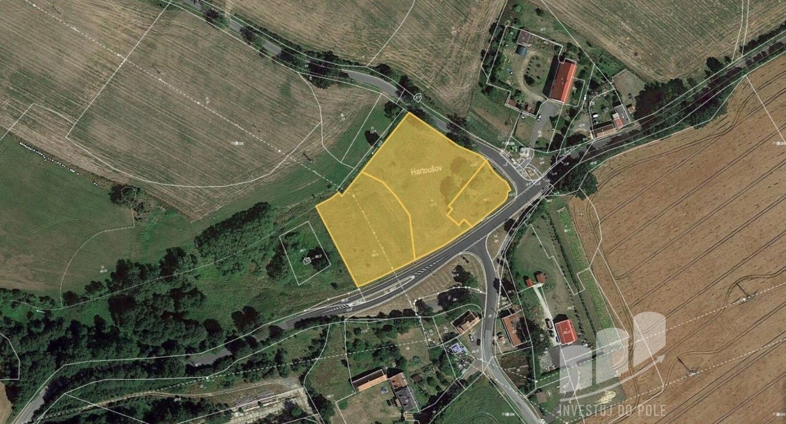 Prodej pozemek pro bydlení - Hartoušov, Nebanice, 9 202 m²