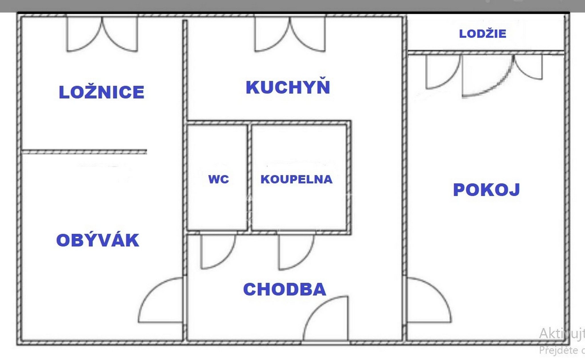 Prodej byt 2+1 - Holešická, Chomutov, 65 m²