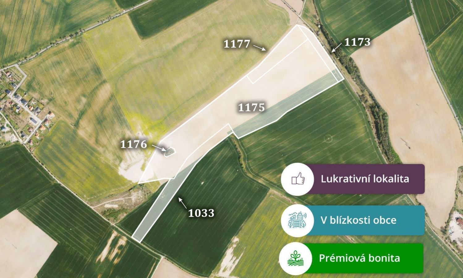 Prodej zemědělský pozemek - Zdětín, 91 259 m²