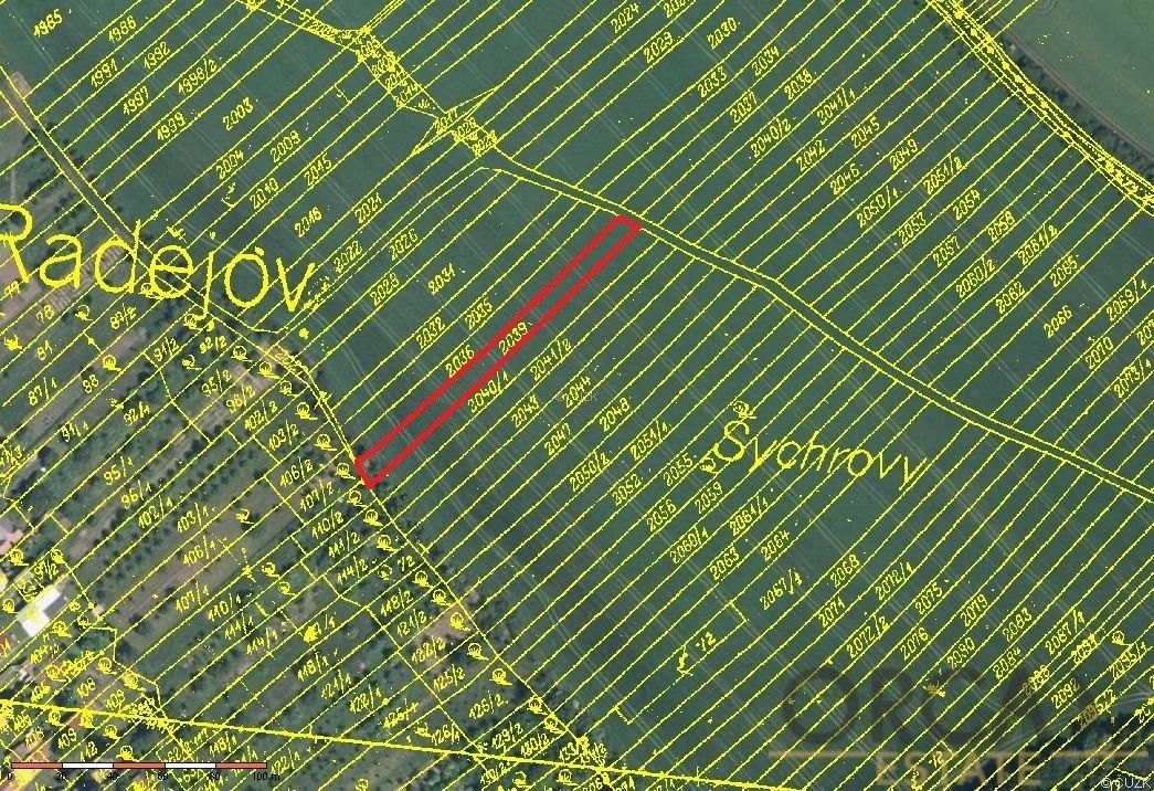 Zemědělské pozemky, Radějov u Hodonína, 696 67, 1 222 m²