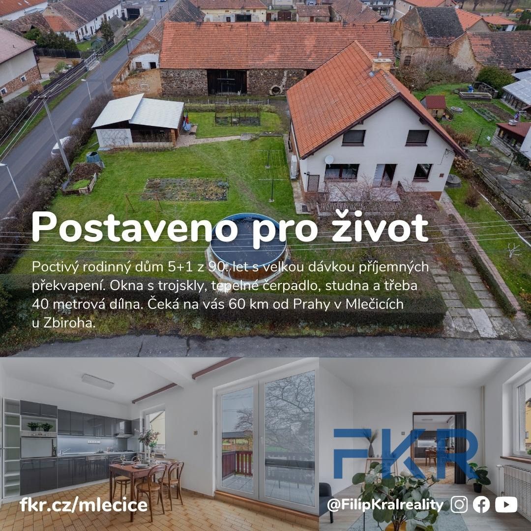 Rodinné domy, Mlečice, 234 m²