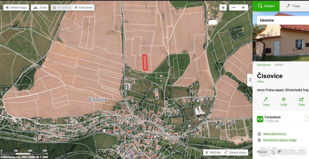 Prodej zemědělský pozemek - Čisovice, 252 04, 2 800 m²