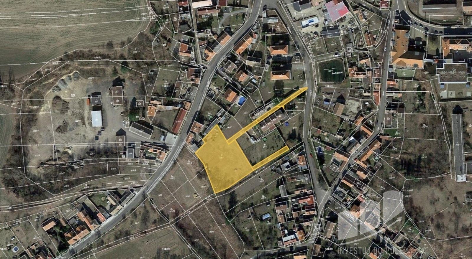 Pozemky pro bydlení, Mšené-lázně, 3 529 m²