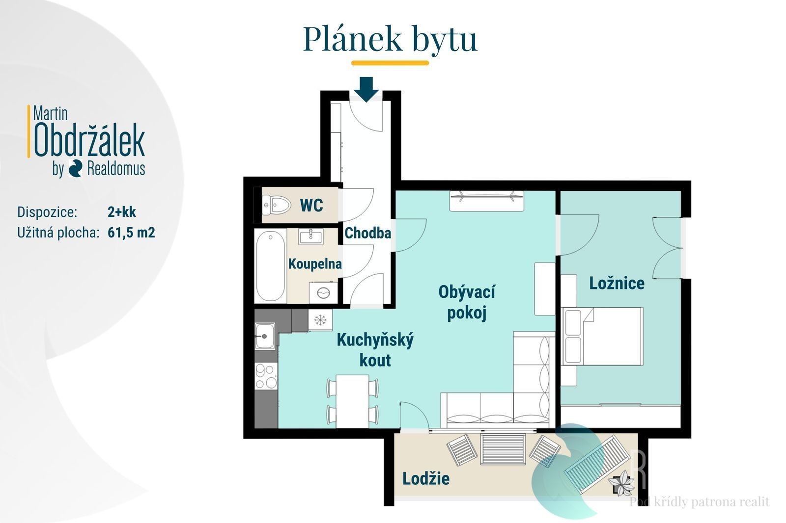 Prodej byt 2+kk - Dlouhá, České Budějovice 2, Česko, 61 m²