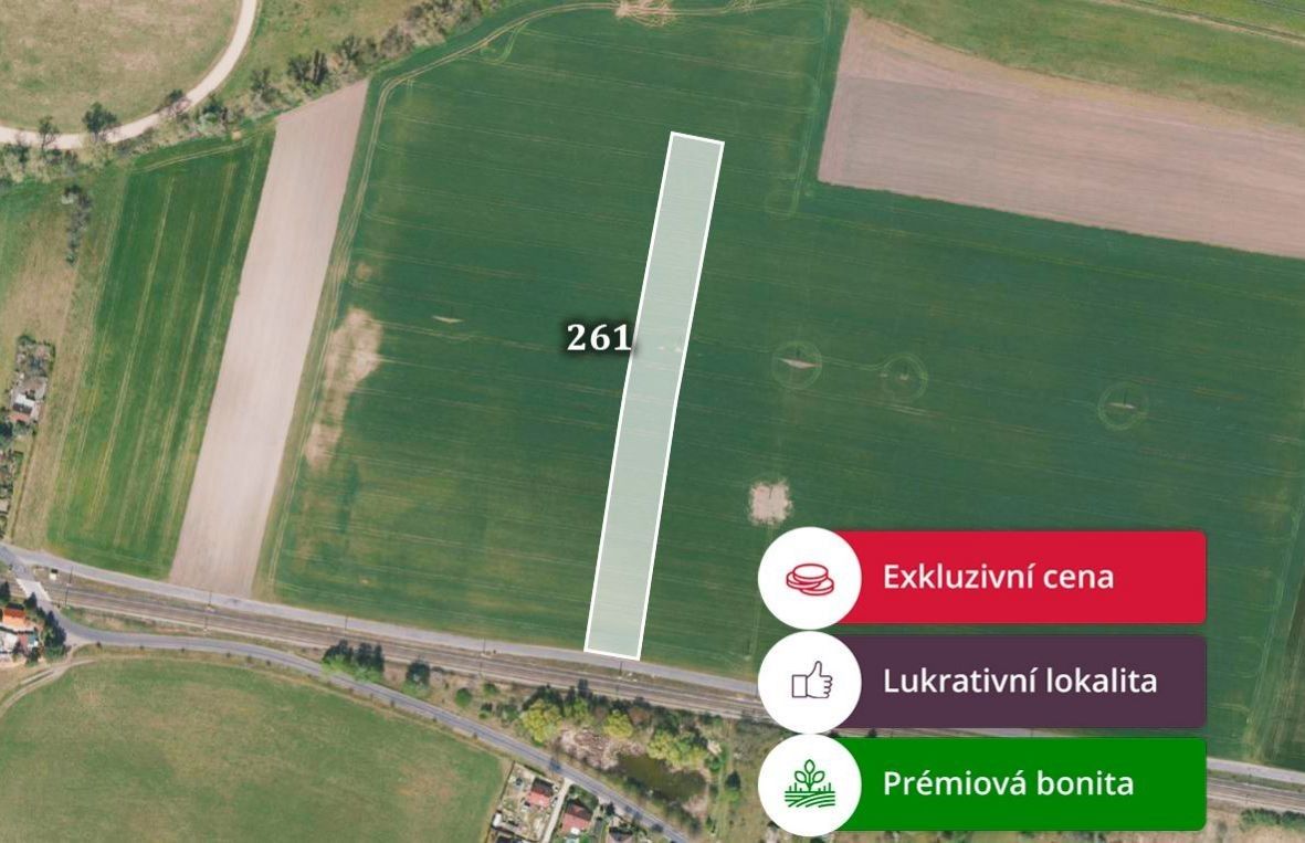 Prodej zemědělský pozemek - Kostomlaty nad Labem, 3 510 m²