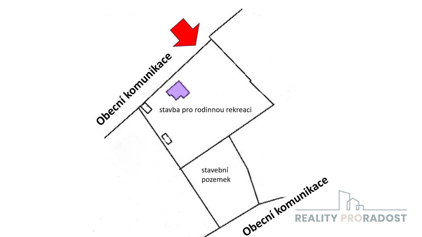 Pozemky pro bydlení, Běleč, 3 780 m²