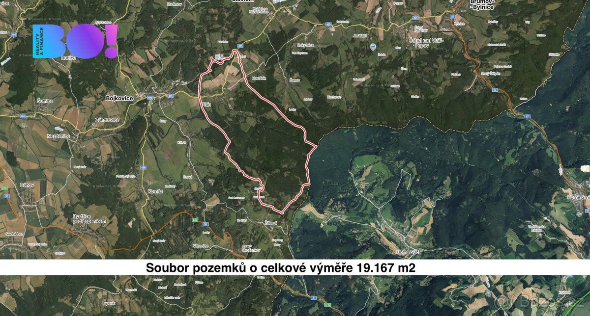 Louky, Bojkovice, 687 71, 19 167 m²