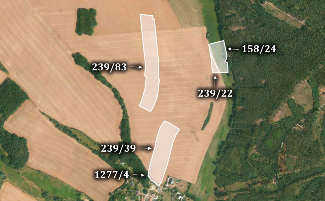 Zemědělské pozemky, Košetice, Líšťany, 47 924 m²