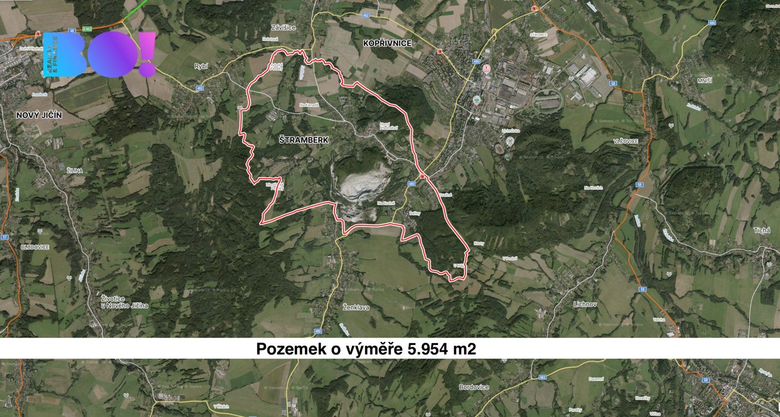 Louky, Štramberk, 5 954 m²