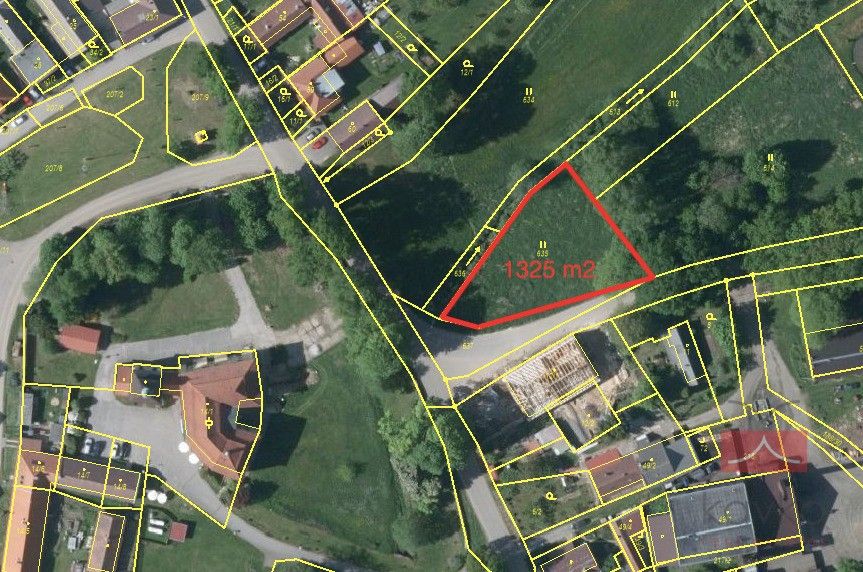 Pozemky pro bydlení, Proseč-Obořiště, Nová Cerekev, 1 325 m²