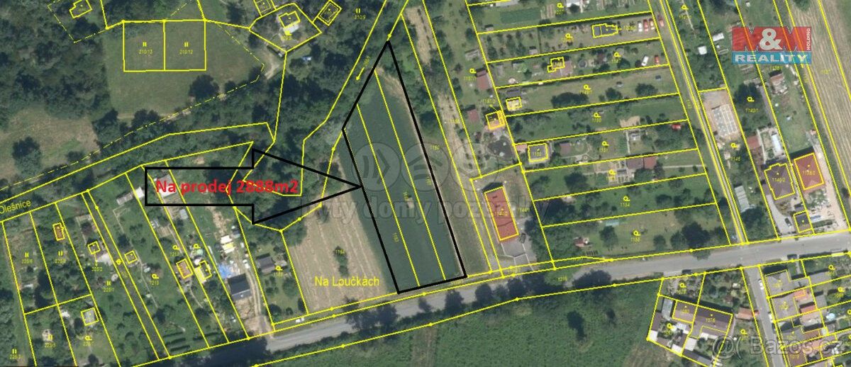 Prodej pozemek - Přerov, 751 24, 2 888 m²