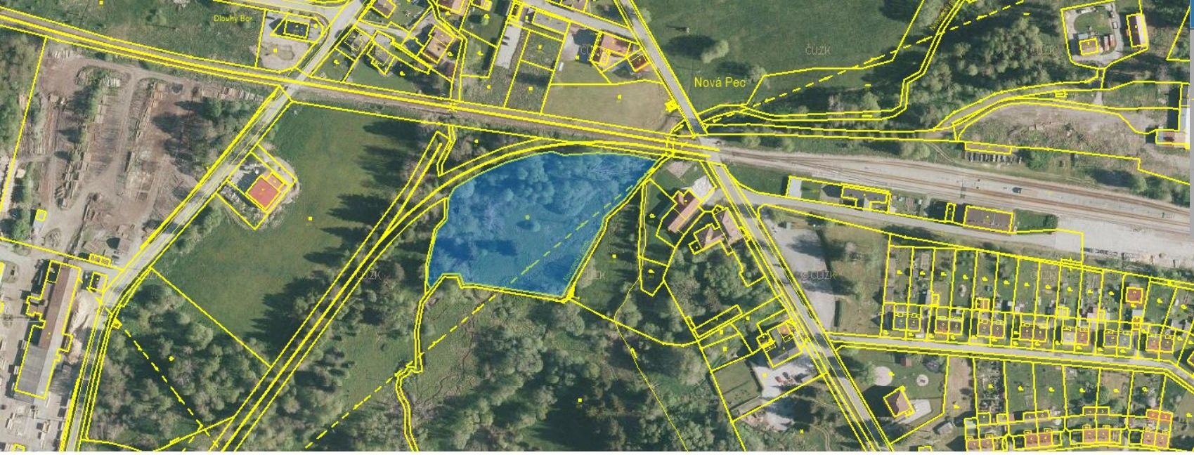 Prodej komerční pozemek - Nová Pec, 8 518 m²