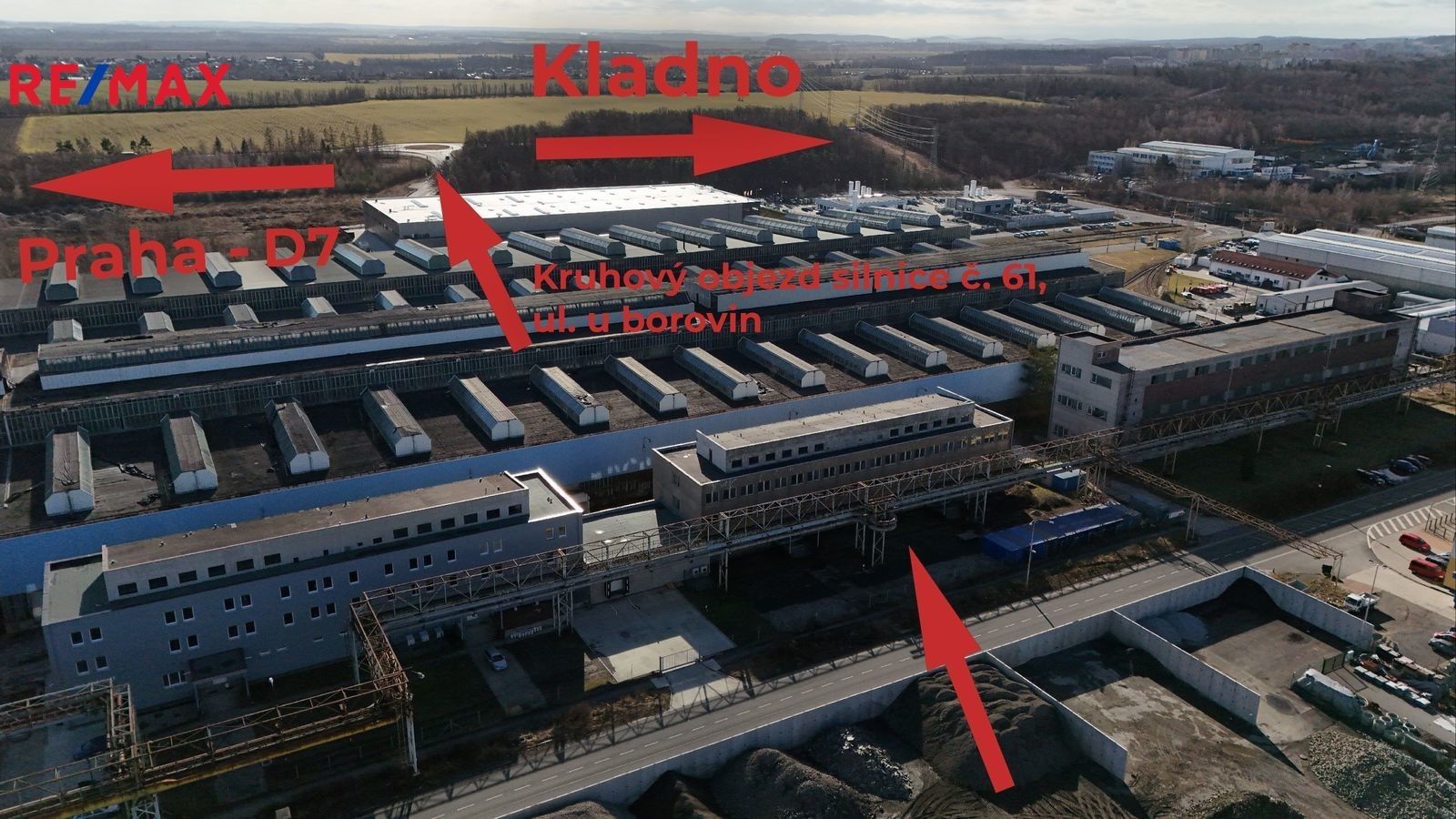 Pronájem výrobní prostory - Kladno, Česko, 683 m²