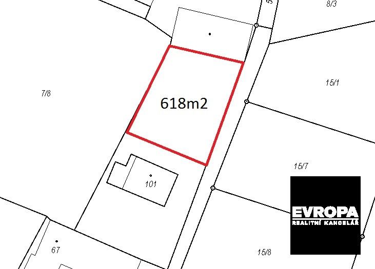 Prodej pozemek pro bydlení - Hoděšovice, Býšť, 618 m²