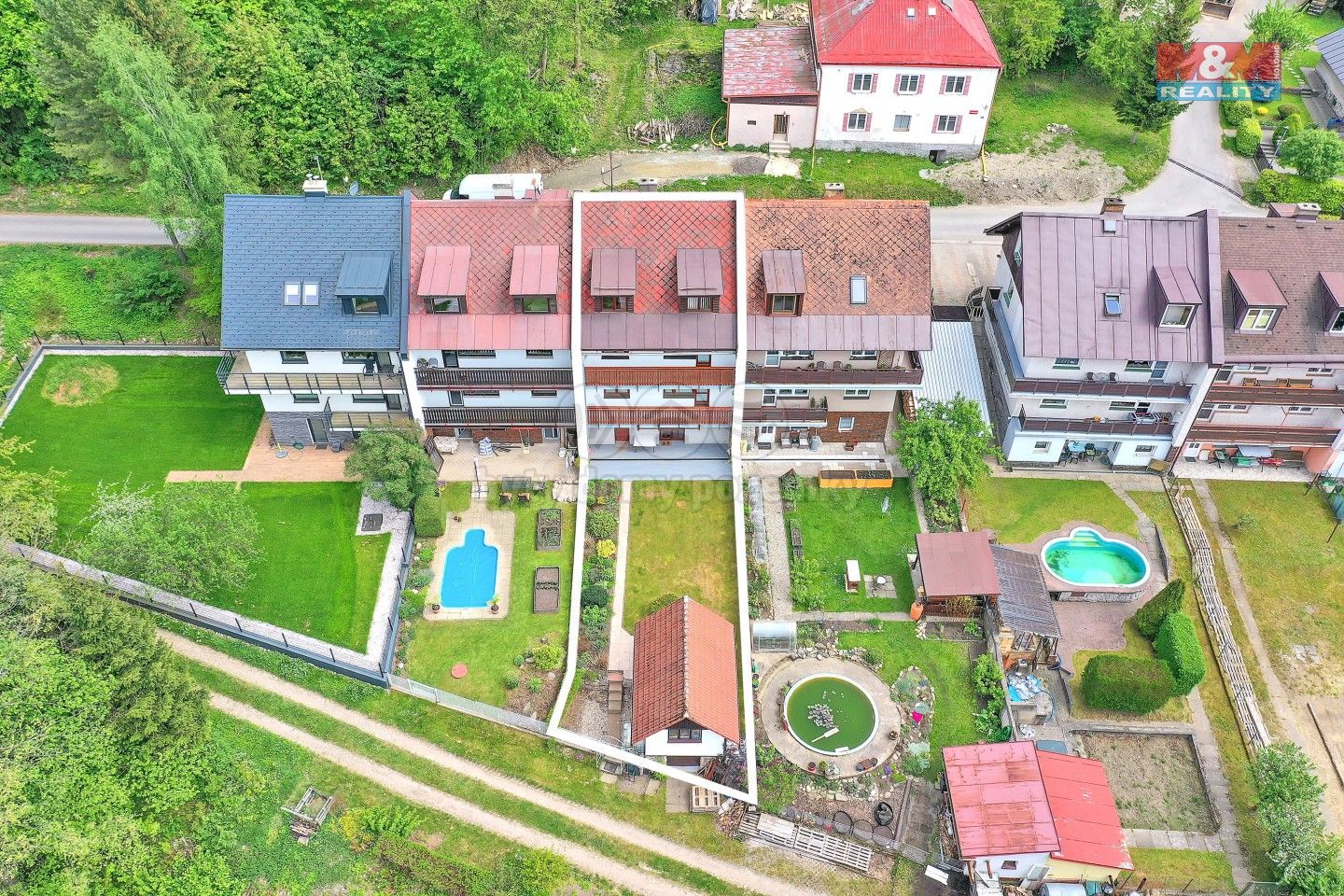 Rodinné domy, Promenáda, Horní Maršov, 195 m²