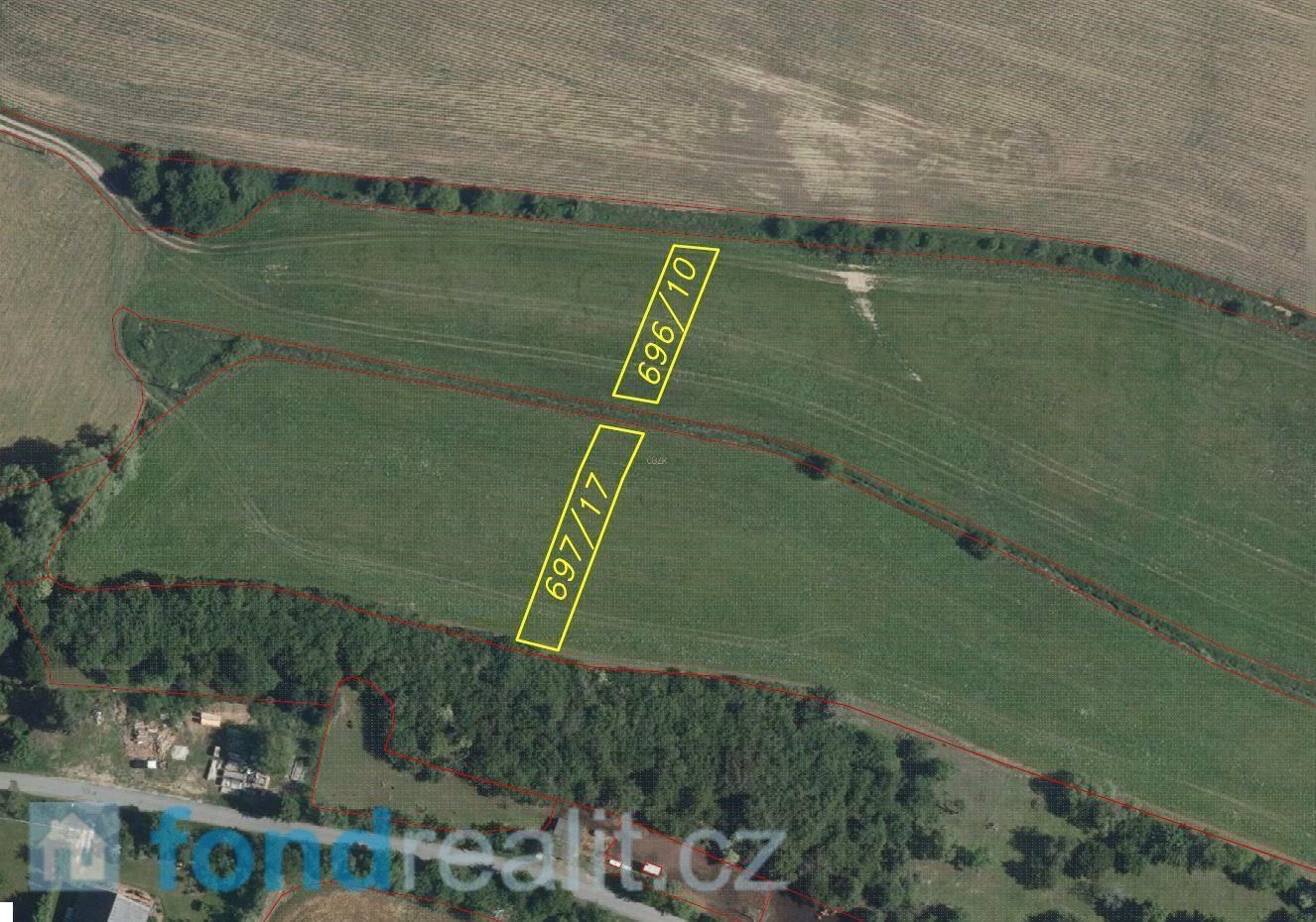 Prodej zemědělský pozemek - Dolní Vilémovice, 3 279 m²